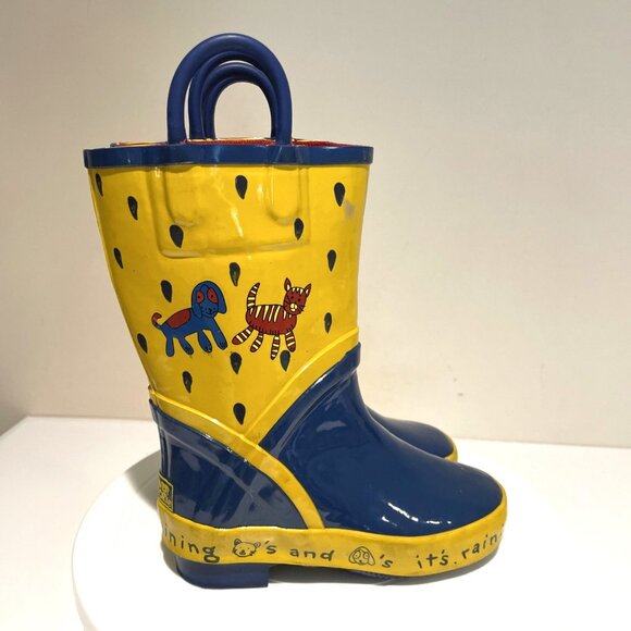 Northwest Territory Waterproof Rubber Boots Steel Shank Kids Size 9 Cats & Dogs - Picture 1 of 12